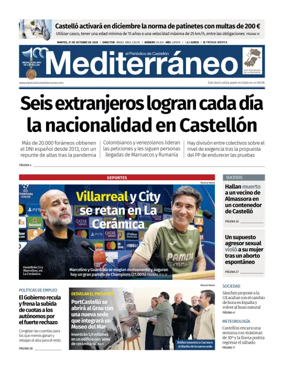Cover of El Periódico Mediterráneo