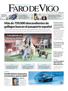 Cover of Faro de Vigo