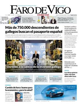 Cover of Faro de Vigo (Ourense)