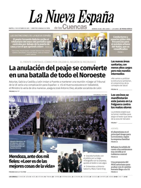 Cover of La Nueva España (Cuencas)