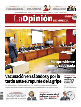 Cover of La Opinión de Murcia