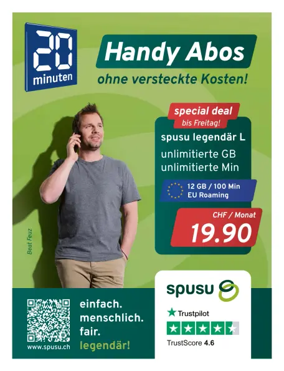 Cover of 20 Minuten - Zurich