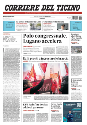 Cover of Corriere del Ticino