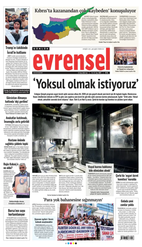 Cover of Evrensel Gazetesi