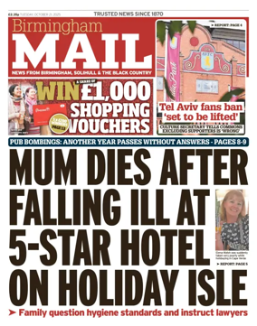 Cover of Birmingham Mail