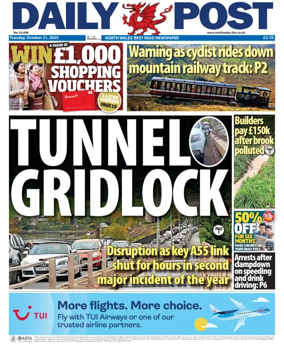 Cover of Daily Post (North Wales)