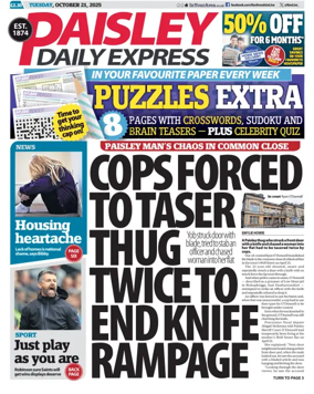 Cover of Paisley Daily Express