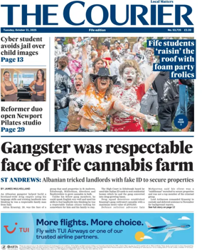 Cover of The Courier & Advertiser (Fife Edition)