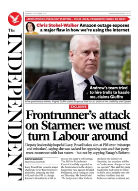 Cover of The Independent