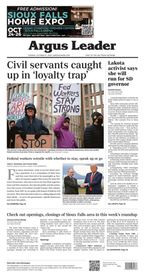 Cover of Argus Leader