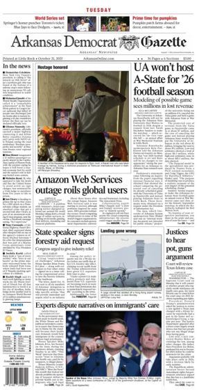 Cover of Arkansas Democrat-Gazette