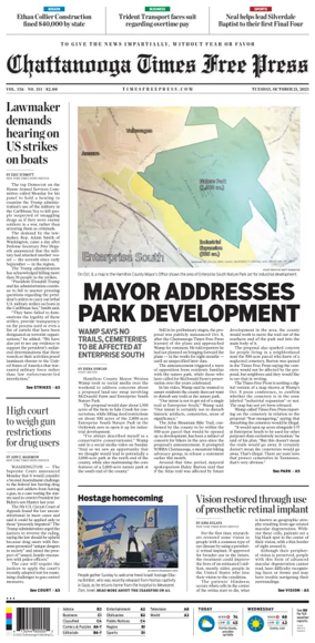 Cover of Chattanooga Times Free Press