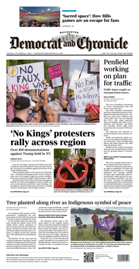 Cover of Democrat and Chronicle