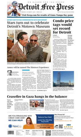 Cover of Detroit Free Press
