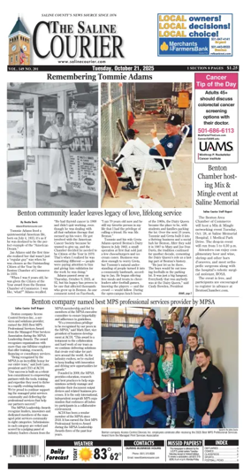 Cover of The Saline Courier