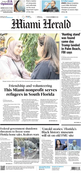 Cover of Miami Herald
