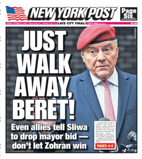 Cover of New York Post
