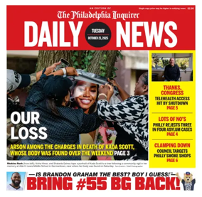 Cover of Philadelphia Daily News