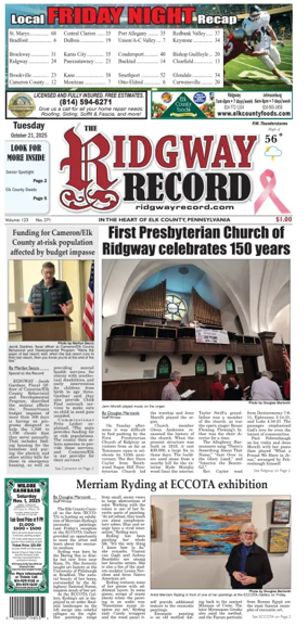 Cover of Ridgway Record