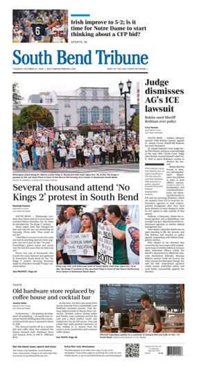 Cover of South Bend Tribune