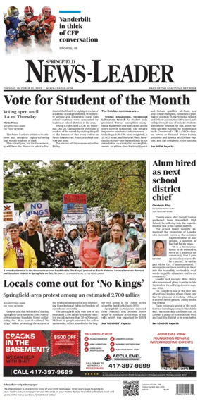 Cover of Springfield News-Leader