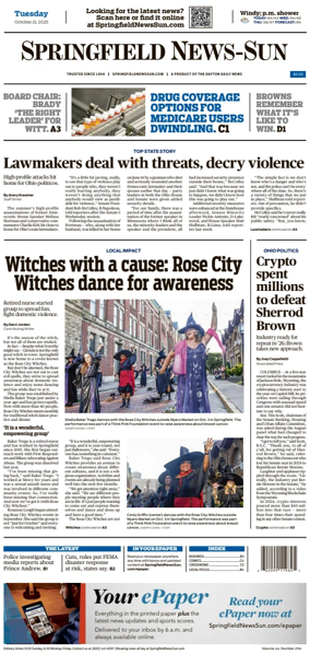 Cover of Springfield News-Sun