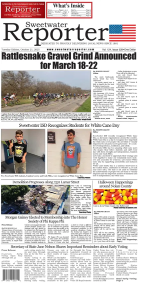 Cover of Sweetwater Reporter