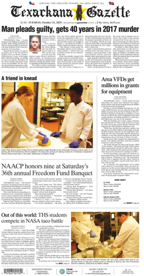 Cover of Texarkana Gazette