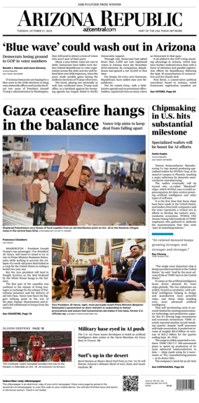 Cover of The Arizona Republic