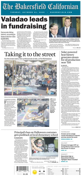 Cover of The Bakersfield Californian