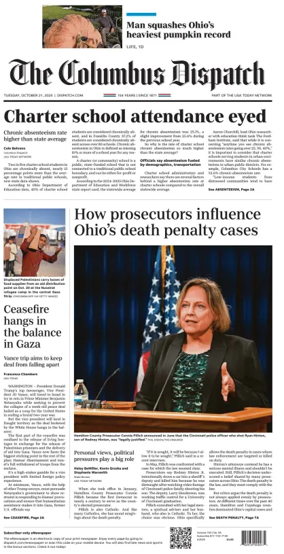 Cover of The Columbus Dispatch