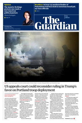 Cover of The Guardian (USA)