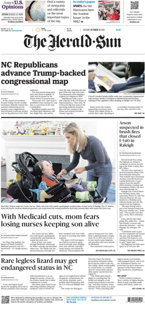 Cover of The Herald Sun