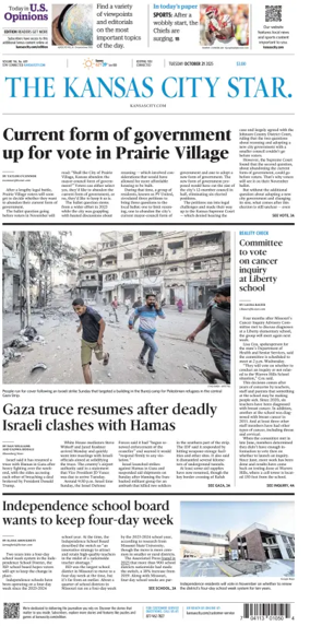 Cover of The Kansas City Star