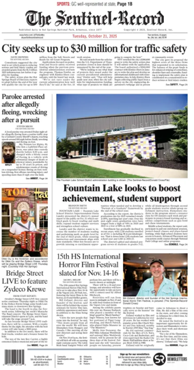 Cover of The Sentinel-Record