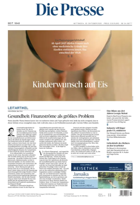 Cover of Die Presse