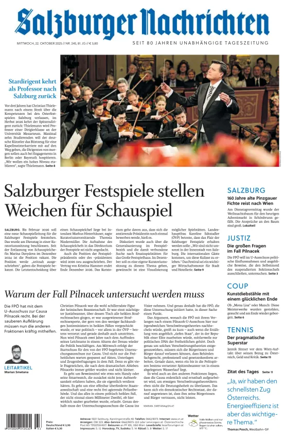 Cover of Salzburger Nachrichten
