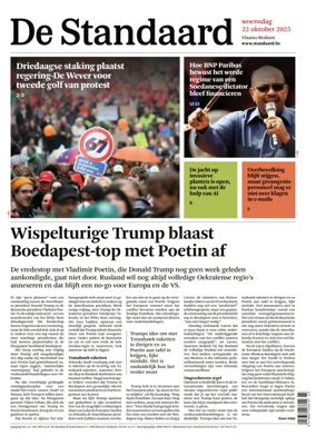 Cover of De Standaard