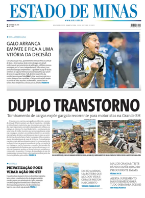 Cover of Estado de Minas (Brazil)