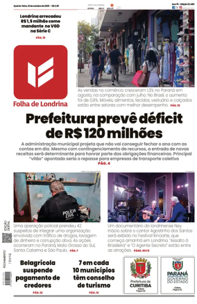 Cover of Folha de Londrina