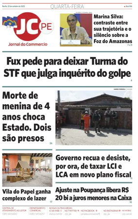 Cover of Jornal do Commercio