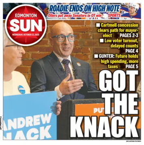 Cover of Edmonton Sun