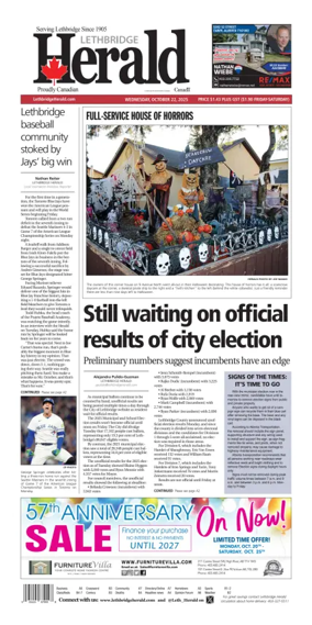 Cover of Lethbridge Herald