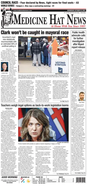 Cover of Medicine Hat News