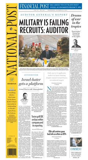Cover of National Post - (National Edition)