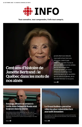 Cover of Radio-Canada Info