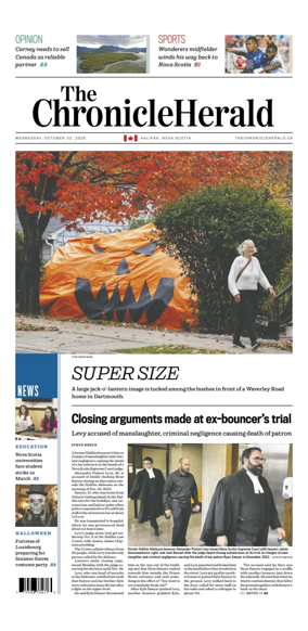 Cover of The Chronicle Herald (Provincial)