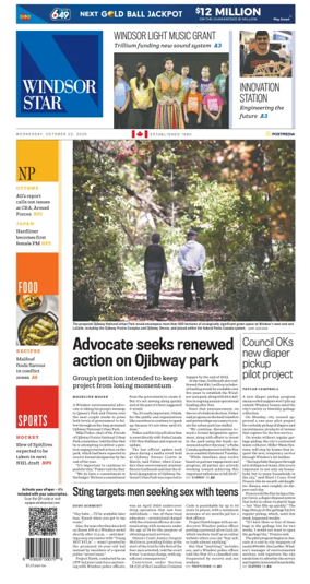 Cover of Windsor Star