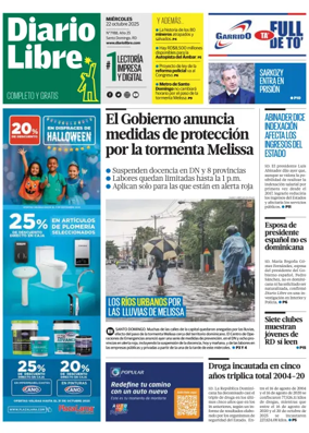 Cover of Diario Libre (Republica Dominicana)