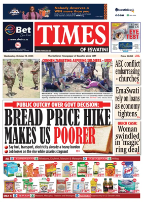 Cover of Times of Eswatini